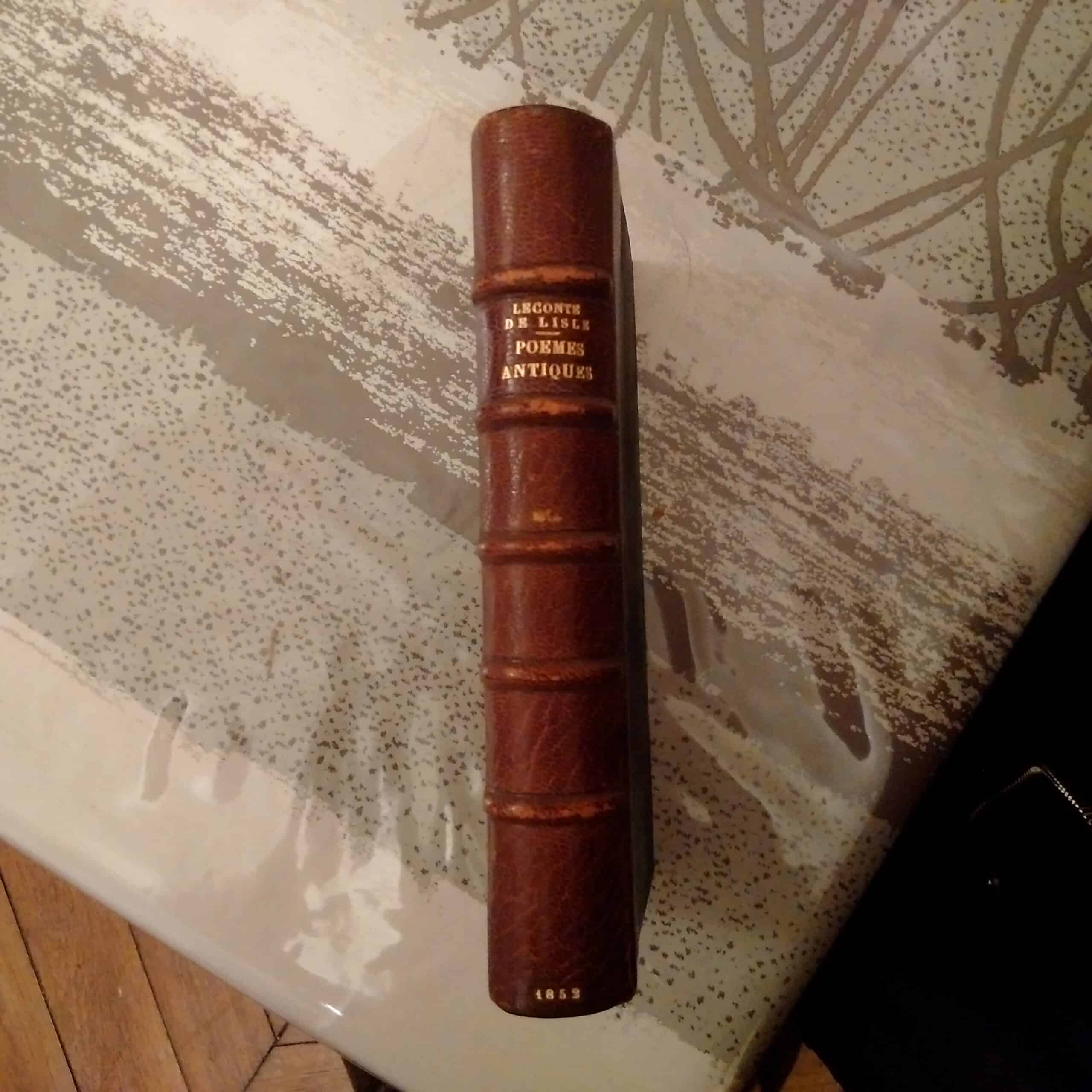 Estimation Livre Manuscrit Po Mes Antiques De Leconte De Lisle