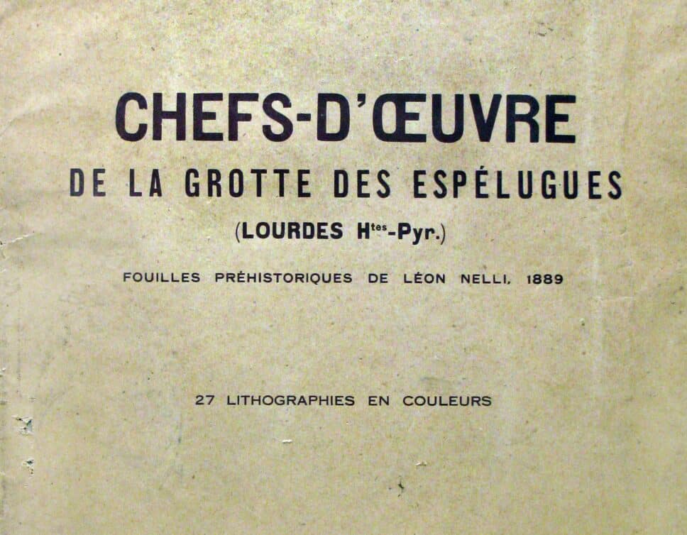 Estimation Livre, manuscrit: Fouille Grotte des Espélugues