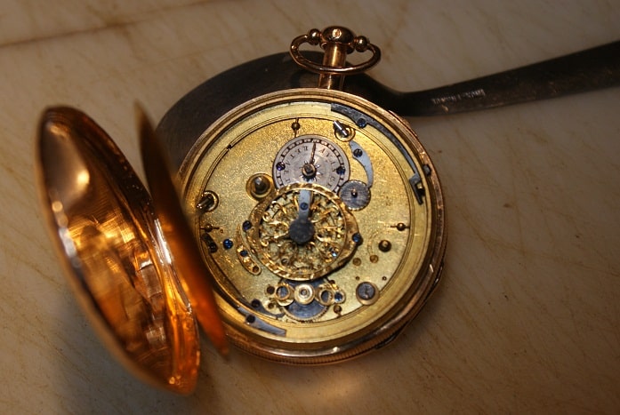Estimation Montre, horloge: montre gousset or
