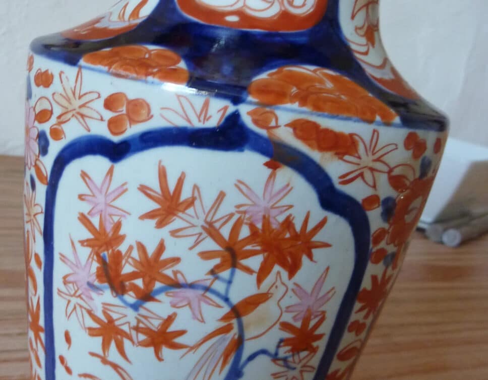 Vase porcelaine Imari