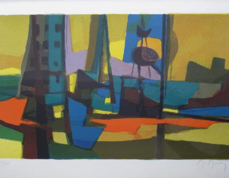 lithographie Marcel Mouly