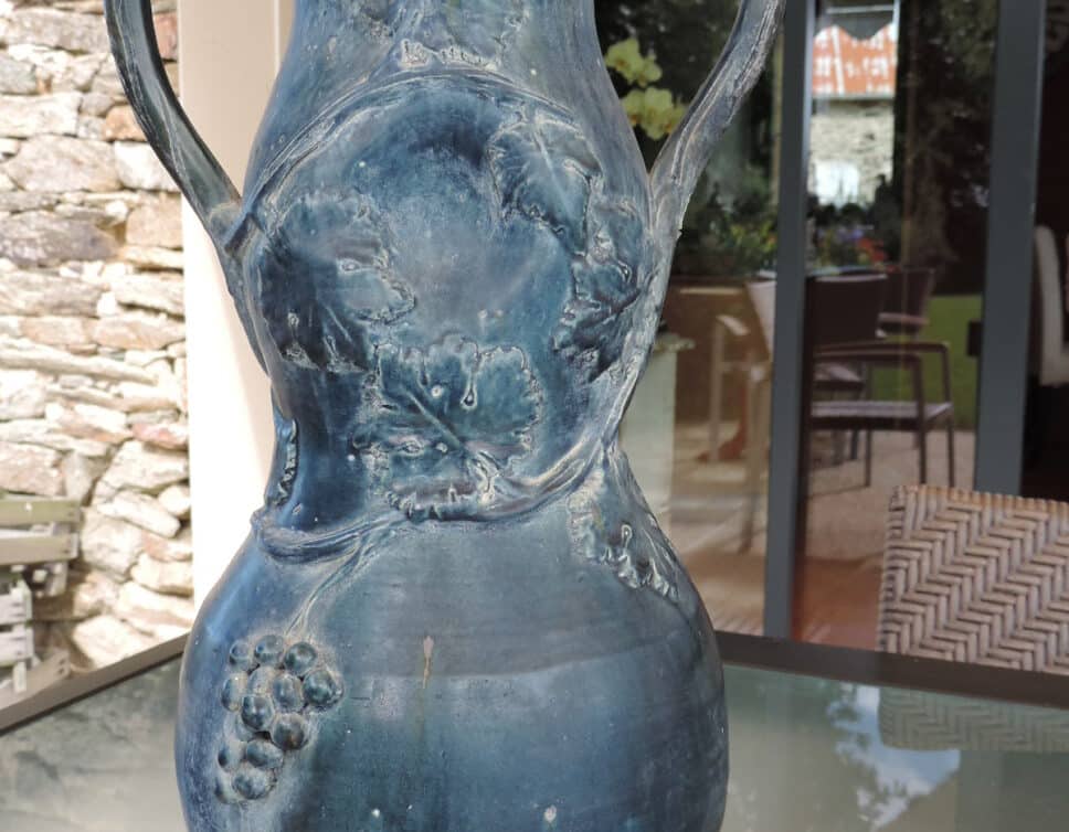 grand vase barbotine