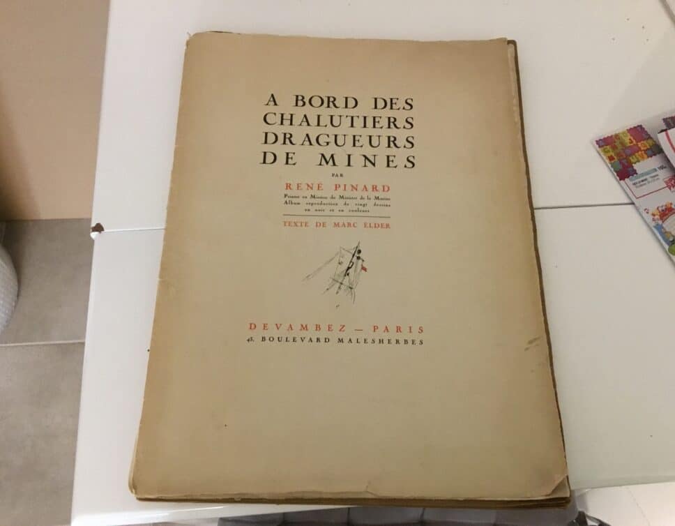 Estimation Livre, manuscrit: A bord des chalutiers dragueurs de mines