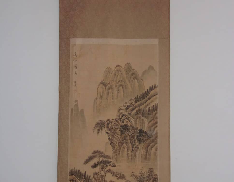 peinture chinoise sur papier de soie