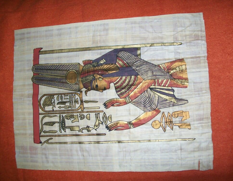 tableau sur papyrus