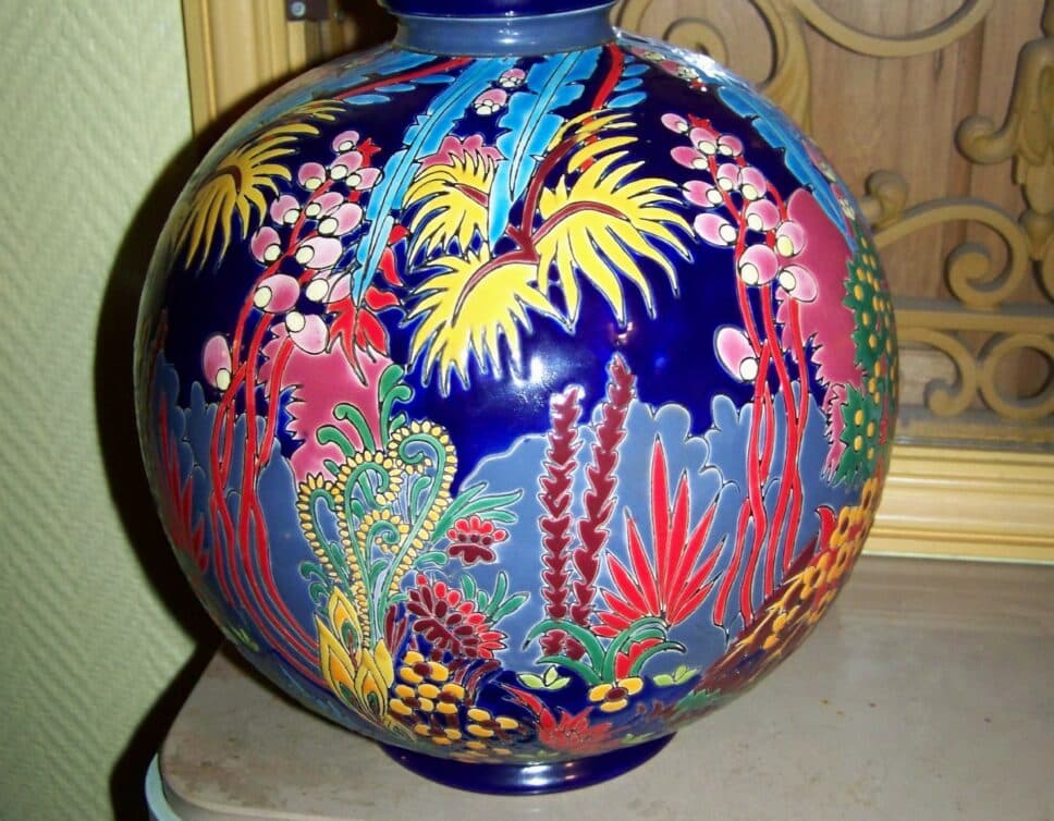 Vase boule Colonial