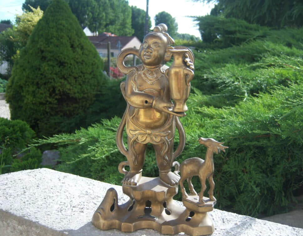 Statue bronze ou laiton