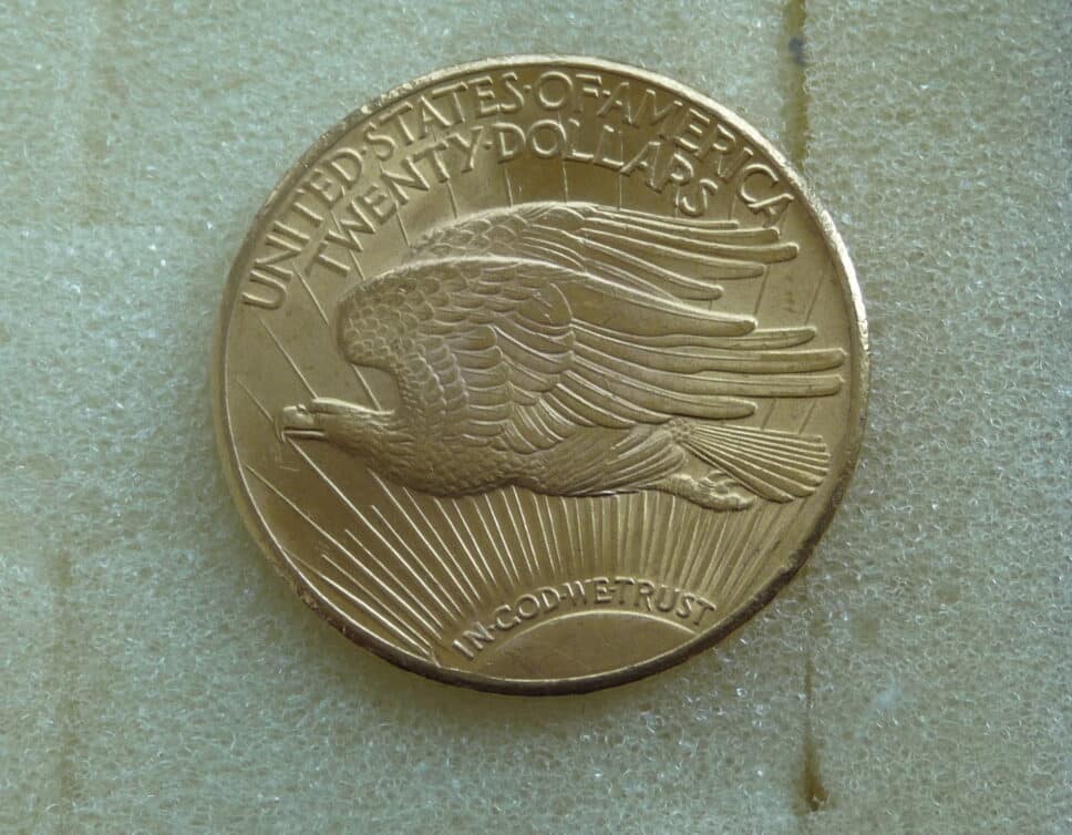 20 dollard en or américain 1927