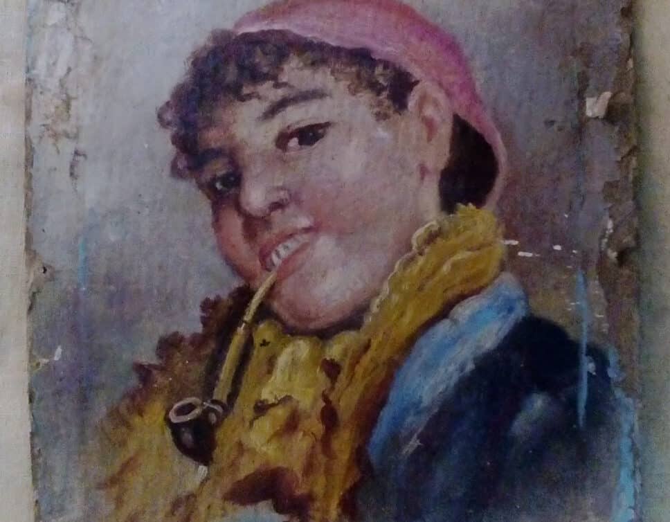 Peinture Tableau, Pastel: portrait