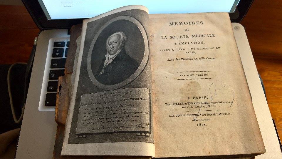 Estimation Livre, manuscrit: Livre ancien mémoires de la société médicale.
