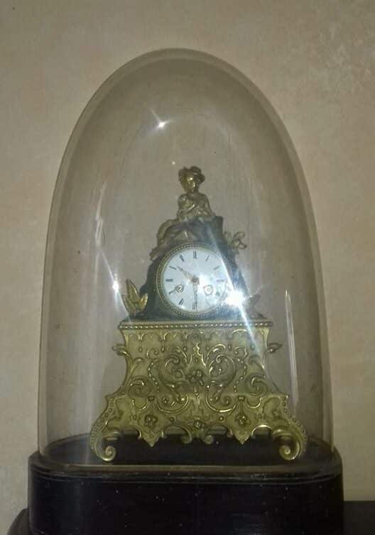 Estimation Montre, horloge: pendule en bronze rouilly & hooker, style breton