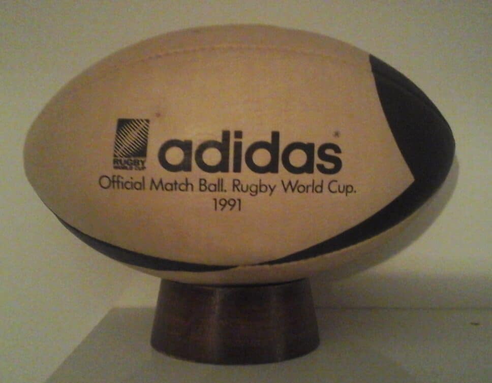 Ballon de rugby de la coupe du monde de 1991