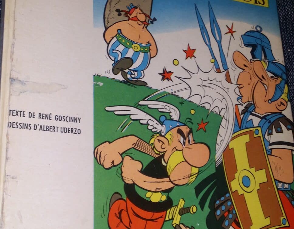 bd Asterix le gaulois 1961 avec défaut d impression
