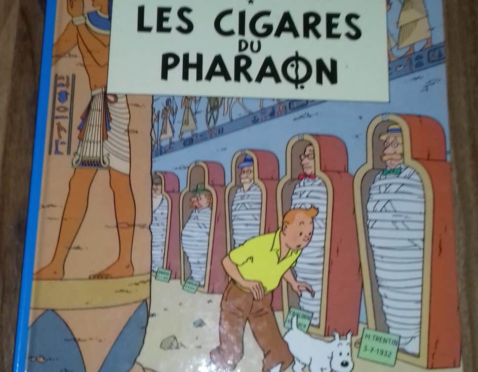 Estimation Livre, manuscrit: Tintin les ci gares du pharaon