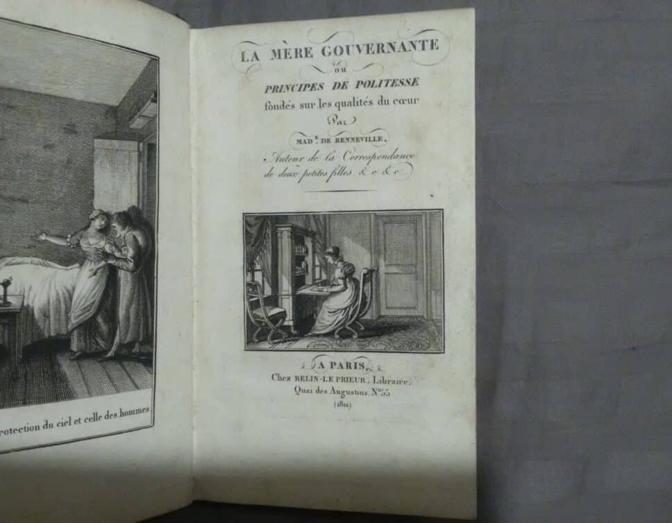 Estimation Livre, manuscrit: Livre 1812