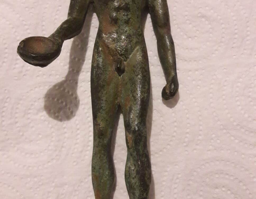 Petite statuette bronze