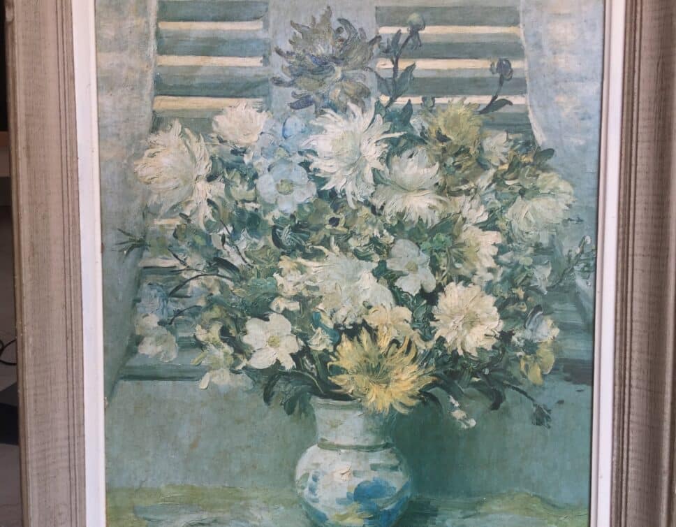 Peinture Tableau, Pastel: Tableau signe Marcel Dyf, Bouquet de fleurs