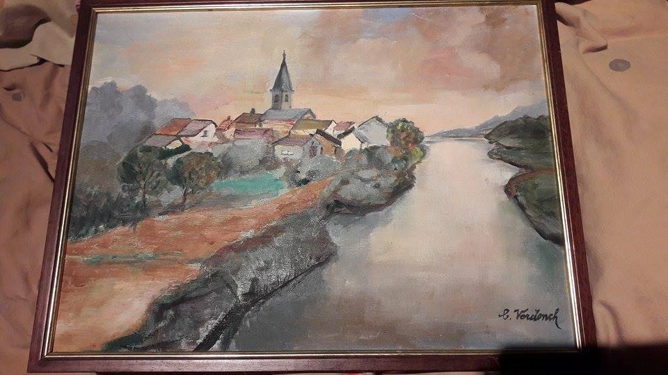 Peinture Tableau, Pastel: paysage de  c verdonch