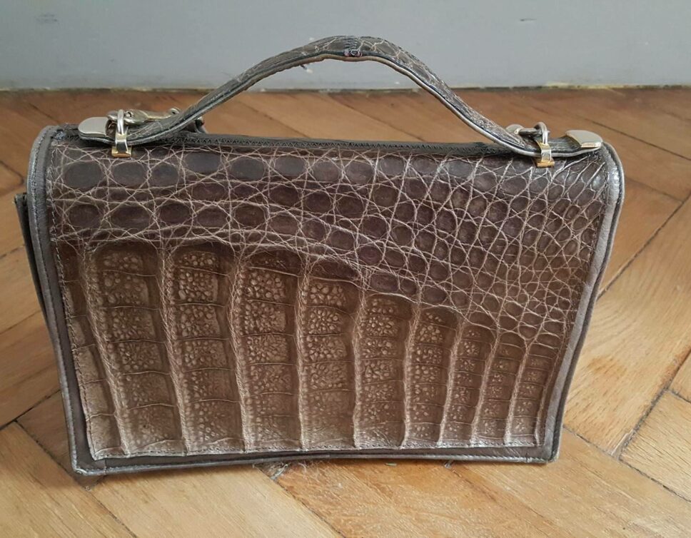 sac à main cuir de crocodile