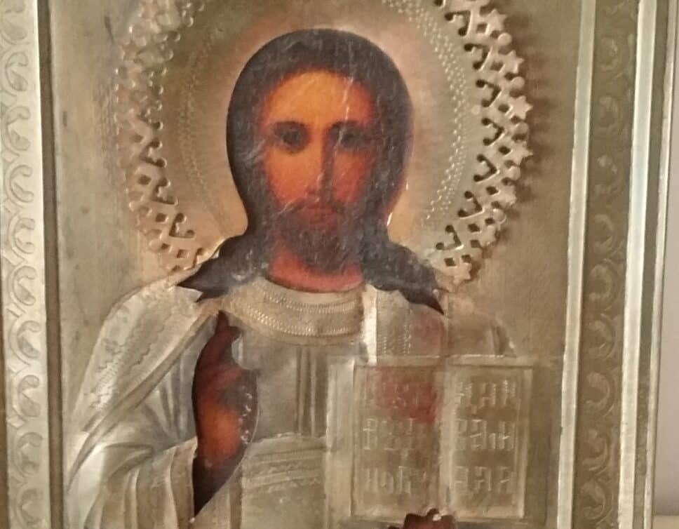 Peinture Tableau, Pastel: icone religieuse