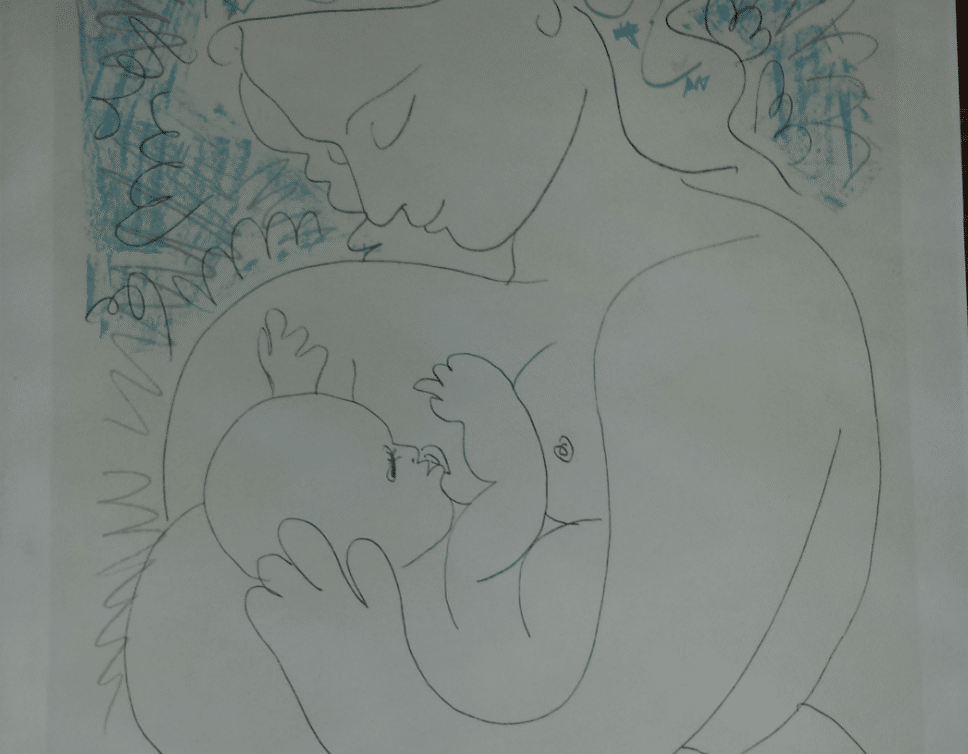 lithographie « Maternité »Picasso