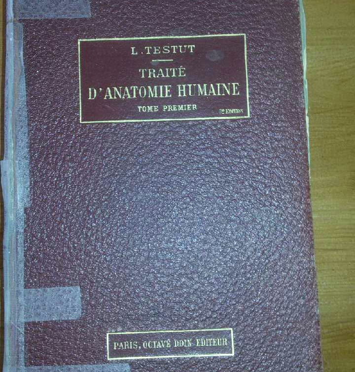 Estimation Livre, manuscrit: TRAITE D’ANATOMIE TESTUT