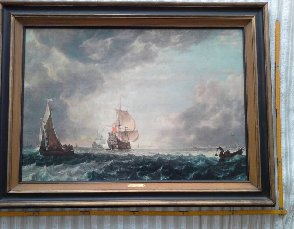 Peinture Tableau, Pastel: Marine flamande
