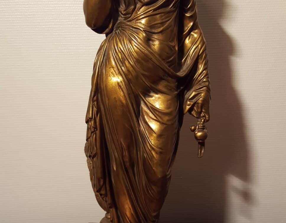 Statue bronze d eugene lequesne