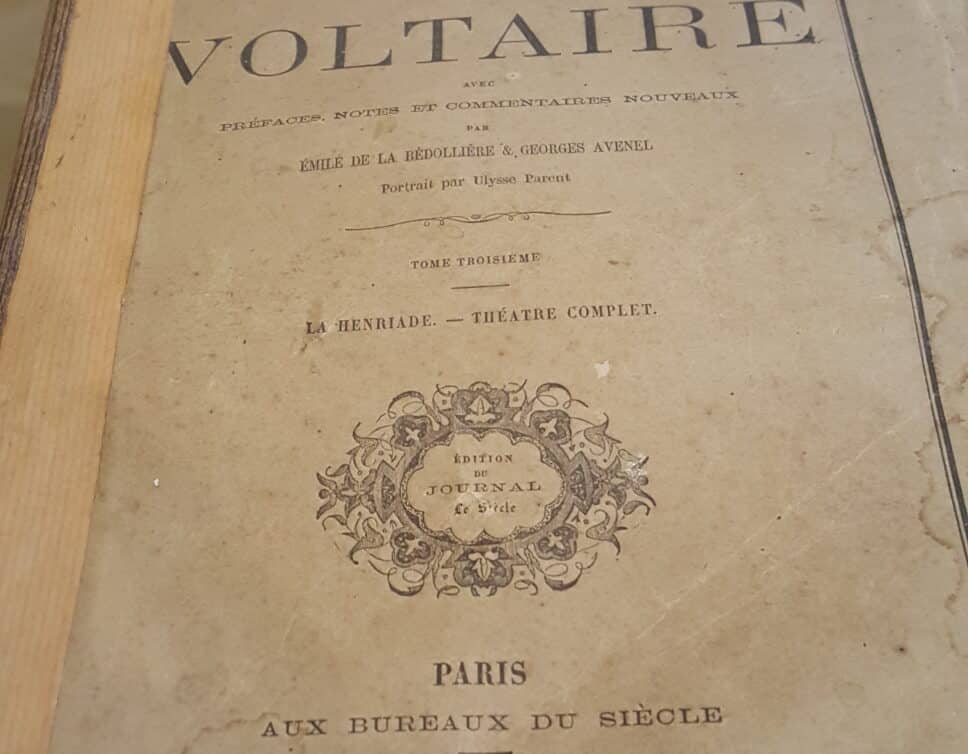 Estimation Livre, manuscrit: 3eme Tome des oeuvres complètes de Voltaire édition 1868