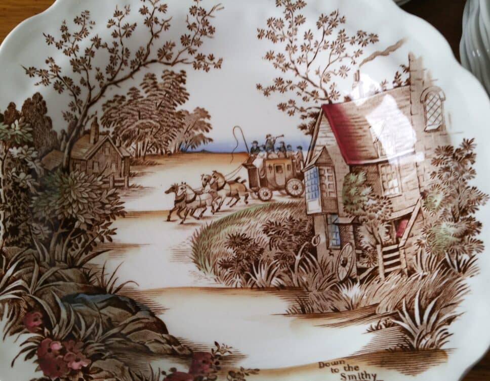 lots assiettes vaisselle anglaise ridgway