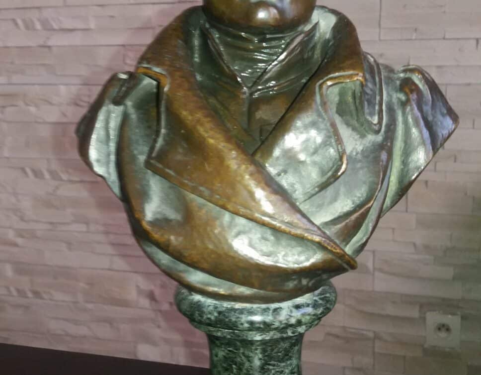 Buste Bronze Napoleon Noel Ruffier