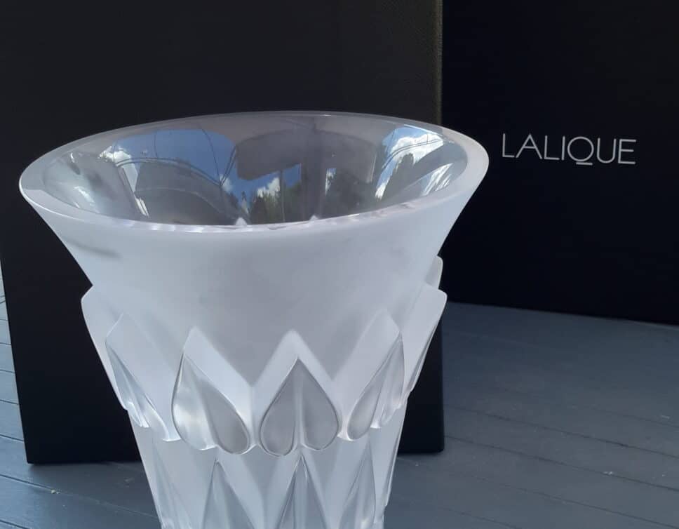 Vase signé René Lalique France