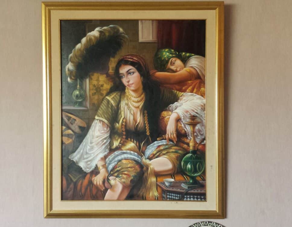 Peinture Tableau, Pastel: Reproduction costume local kabyle 1826