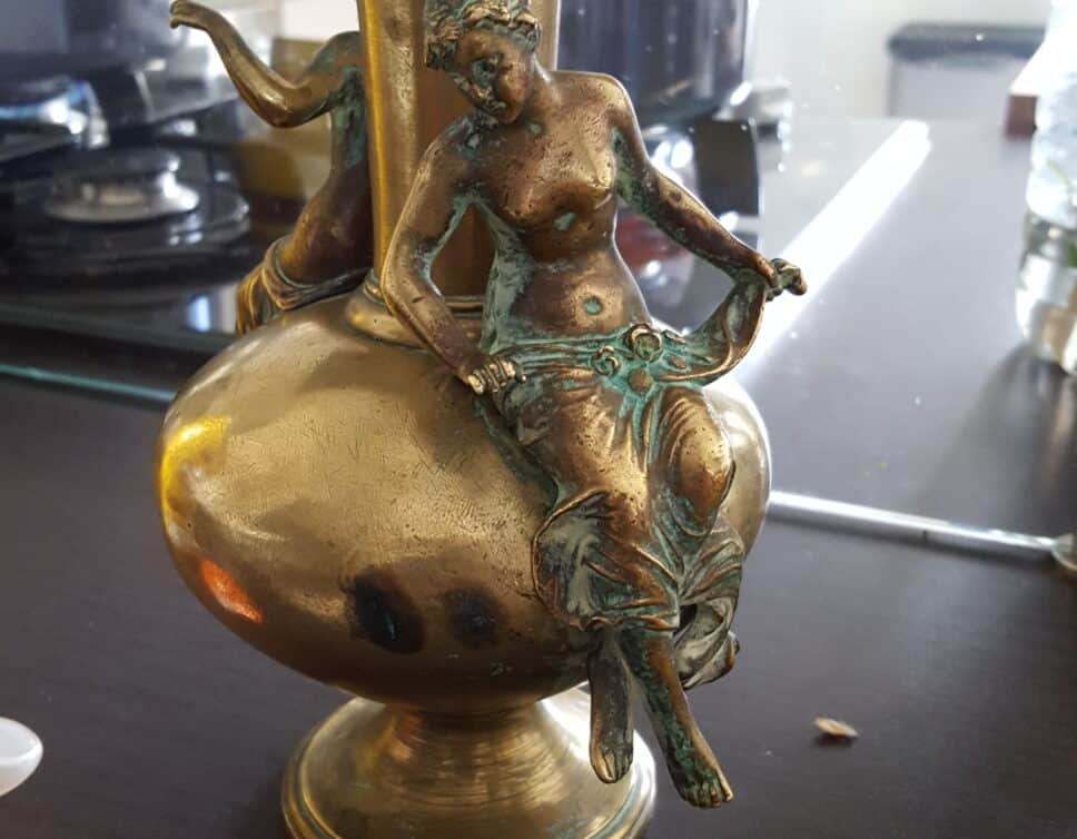 Vase bronze doré antoine louis barye