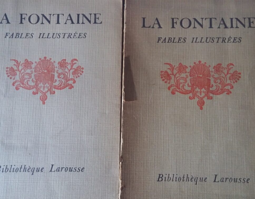 Estimation Livre, manuscrit: Fables illustrées La Fontaine