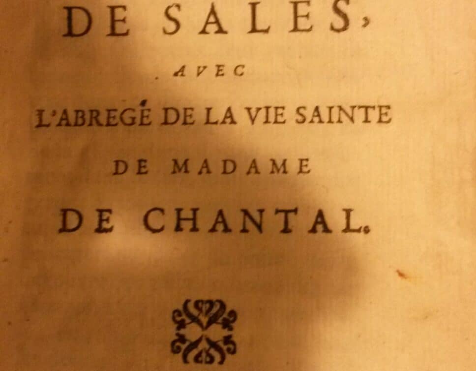 Estimation Livre, manuscrit: LIVRE ST FRANCOIS DE SALES