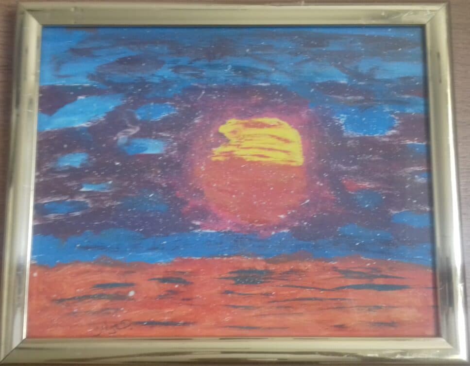 Peinture Tableau, Pastel: Peinture nommée « Mars’s Morning »