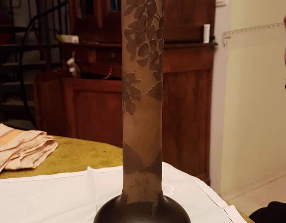 Vase signé Gallé