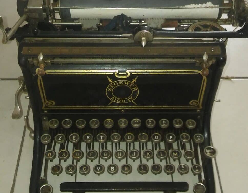 machine à écrire stoewer