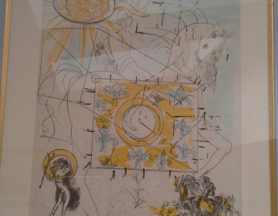 Lithographie de Dali.