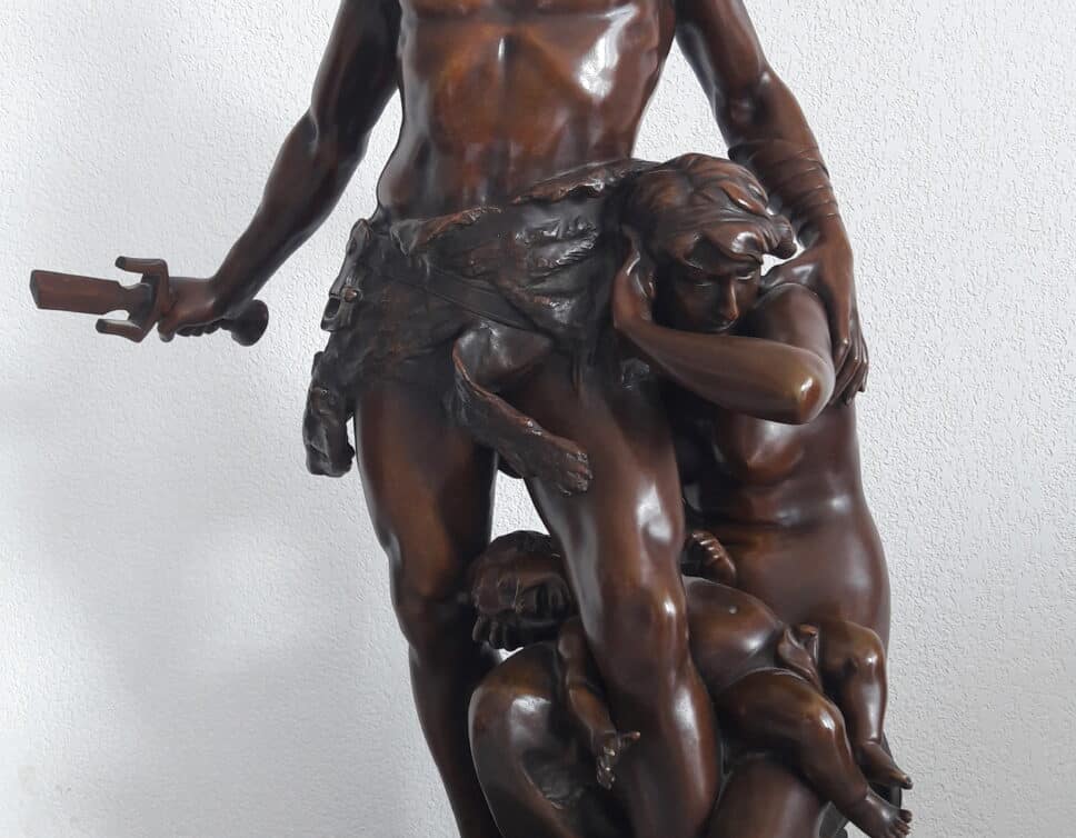 Sculpture Bronze « Défense du Foyer » signé BOISSEAU