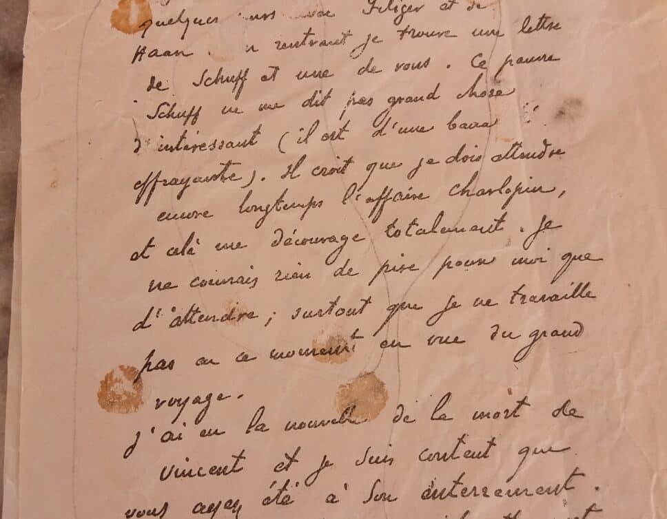 Estimation Livre, manuscrit: Deux lettres de Paul Gauguin à Mr E.Bernard et Mr Fontainas.