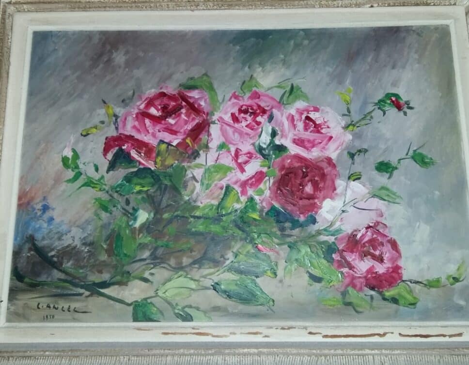 Peinture Tableau, Pastel: Peinture de roses.