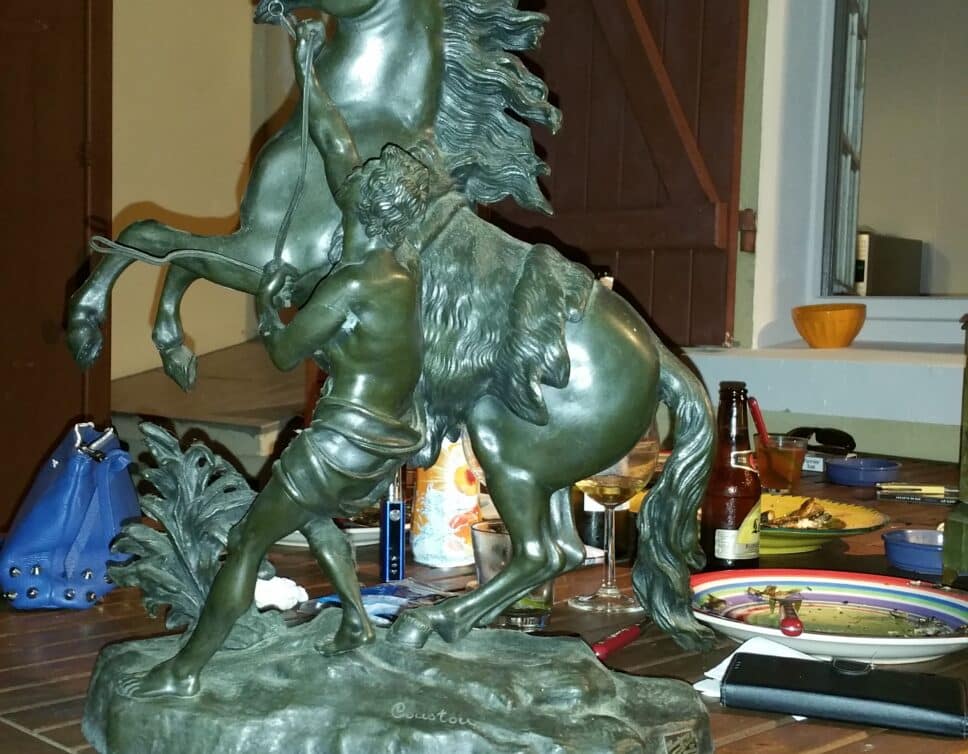 bronze « cheval de marly » de guillaume coustou