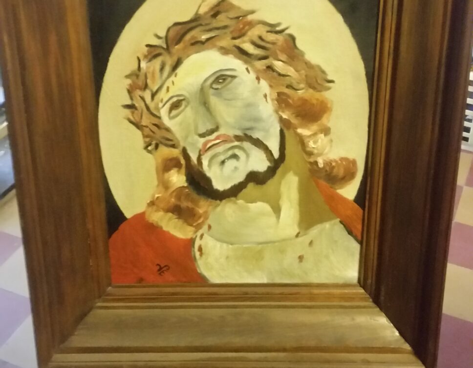 Peinture Tableau, Pastel: Peinture de christ