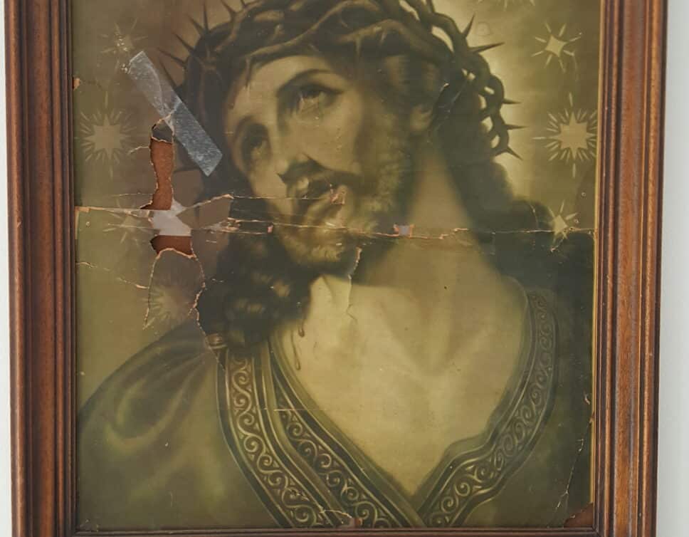Peinture Tableau, Pastel: peinture sur toile Jésus Christ