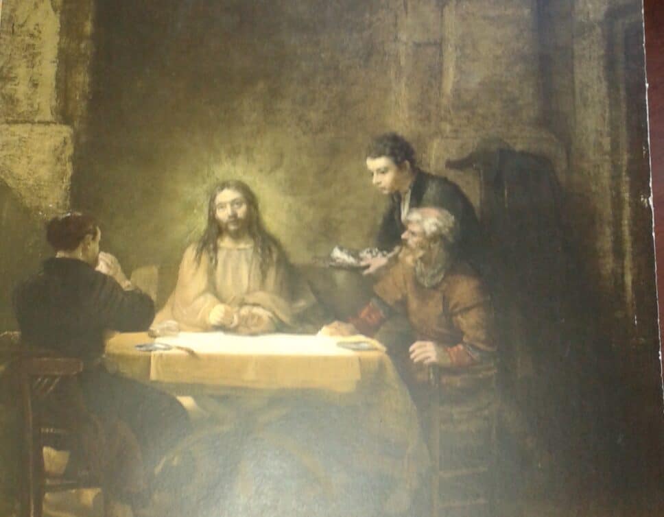 Peinture Tableau, Pastel: pèlerin d emails Rembrandt