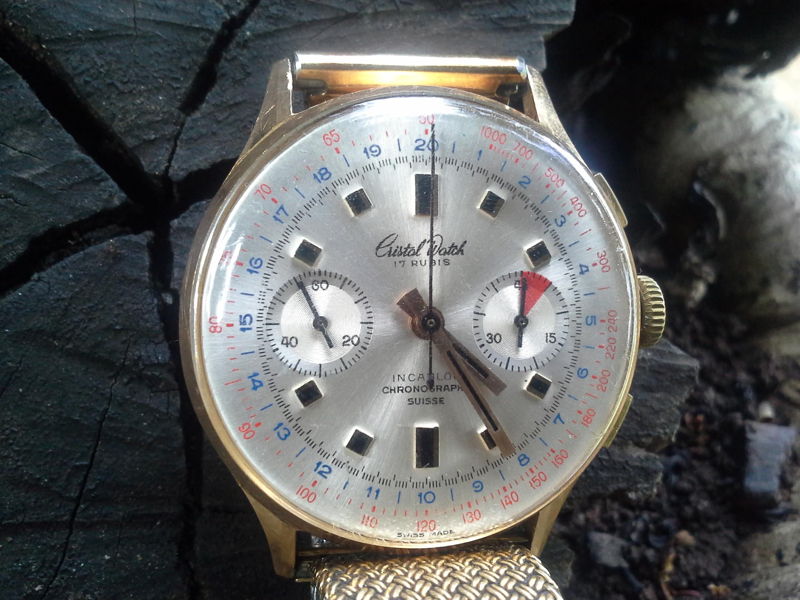 Estimation Montre, horloge: Chrono Suisse Cristal Watch