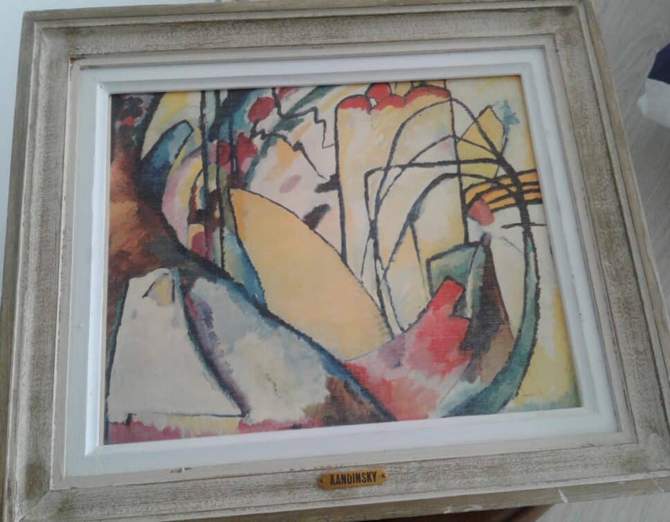 Peinture Tableau, Pastel: Kandinsky repoduction
