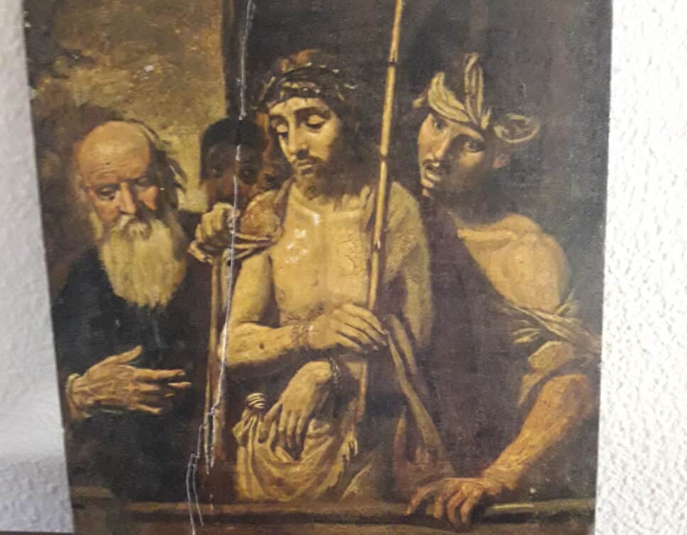 Peinture Tableau, Pastel: icone religieux